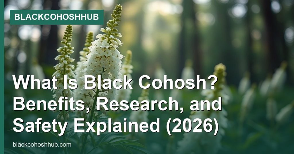 What Is Black Cohosh? Benefits, Research, and Safety Explained (2026) - BlackCohoshHub